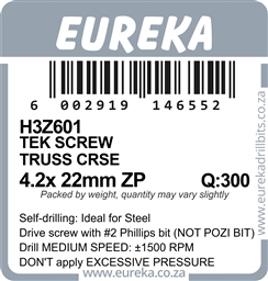 H3Z601 - Tek Screw Truss | Eureka DIY Solutions Pty Ltd